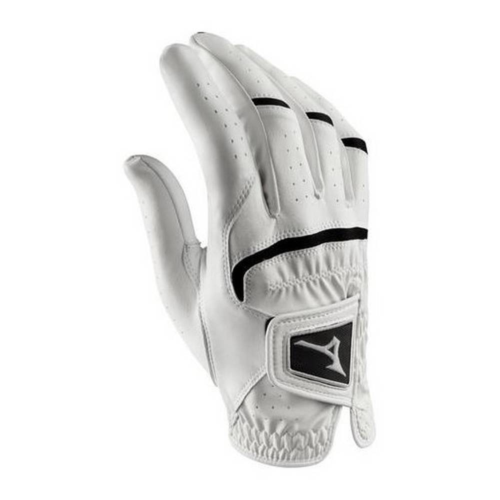 Damske Rukavice Mizuno Elite Golf Biele/Čierne Vypredaj XAKW28945
